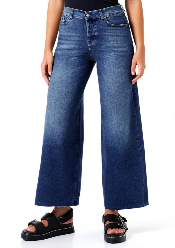 Jeans Donna 7 For All Mankind Zoey Luxe Vintage Raw Cut