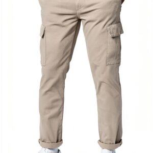 7FAM Cargo Chino Uomo Grigio Tessuto Comfort Performance-0
