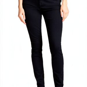 Seven For All Mankind Jeans Donna Slim Alta Luxe Nero-0