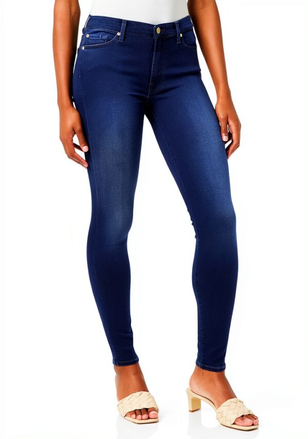 Jeans Skinny Donna 7 For All Mankind Denim Blu Dark