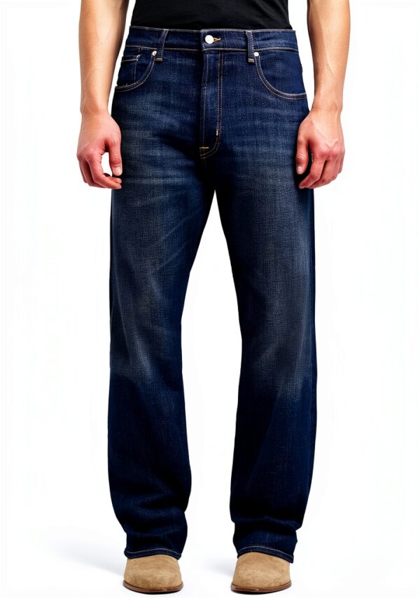 7 For All Mankind Jeans Uomo Modern Straight Blu Scuro